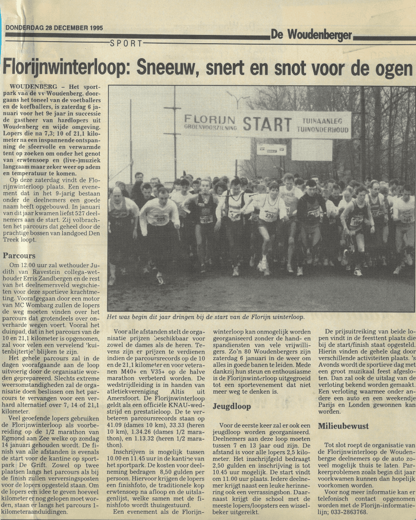 Florijn Winterloop Geschiedenis Over ons